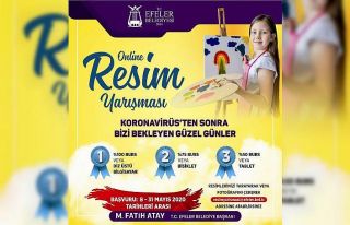 Efelerli küçük ressamlara online yarışma