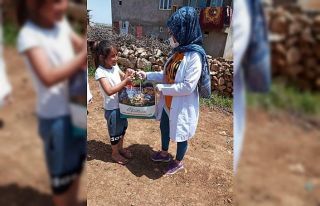 Eğil Belediyesinden çocuklara bayram hediyesi