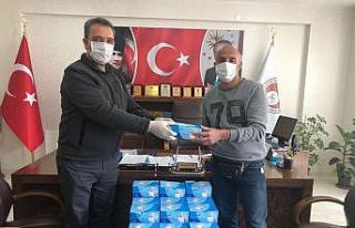 Elazığ’da, spor kulüplerine 7 bin maske