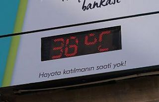 Elazığ’da termometreler 38 dereceyi gösterdi