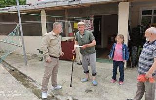 Emekli maaşıyla kampanyaya destek oldu