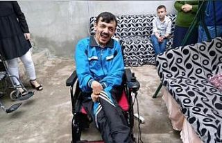 Engelli gencin akülü sandalye hayali gerçeğe dönüştü