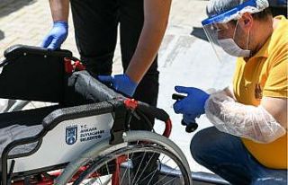 Engelliler haftasına özel tekerlekli sandalye desteği