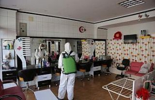 Ereğli’de kuaförlere ücretsiz dezenfekte