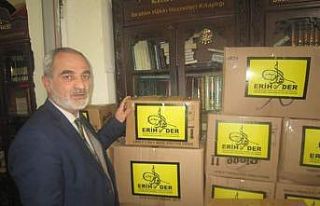 ERİHDER 500 dar gelirli aileye gıda yardımında...