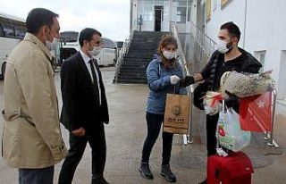 Erzincan’da 14 gün karantinada kalan gurbetçiler...