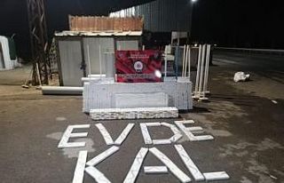 Erzurum’da polis ekipleri 8 bin 850 paket kaçak...