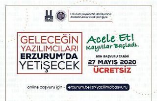 Erzurum’da şimdi yazılım vakti