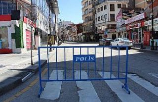 Erzurum’da sokağa çıkma kısıtlamasın da sessizlik...