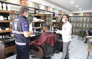 Eyyübiye’de berber ve güzellik salonları denetlendi