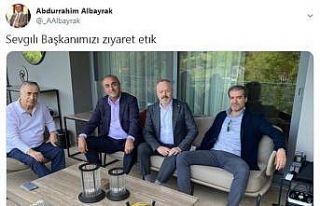 Galatasaraylı yöneticiler Başkan Cengiz’i unutmadı