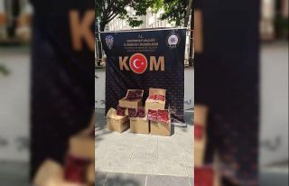 Gaziantep’te 195 kilo kaçak nargile tütünü ele...