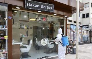 Gaziantep’te kuaför ve berberlere hijyen desteği