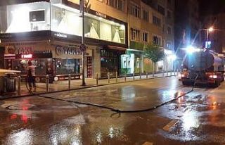 Gebze’de 24 saat boyunca temizlik çalışması...