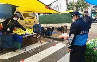 Gebze’de Pazar yerlerinde denetimler sürüyor