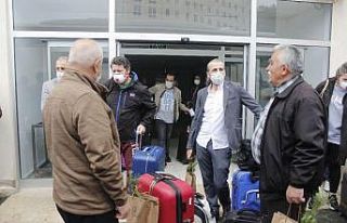 Giresun’da karantina süreci biten 312 kişi evlerine...