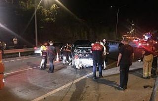 Giresun’da trafik kazası: 1 yaralı