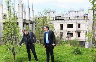 Göktürk’e meyve bahçesi yapıldı