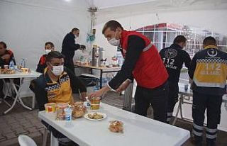 Gölbaşı Belediyesi Ekipleri KYK görevlileri ile...