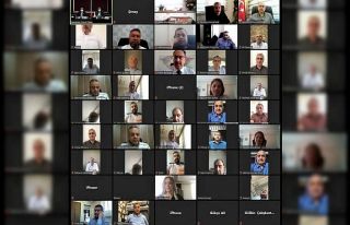 GTO yönetimi komite başkanlarıyla video konferansta...