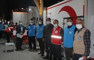 Hakkari’de 175 ünite kan toplandı
