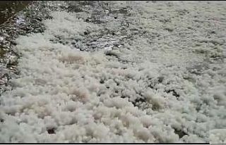Hakkari’de dolu yağışı