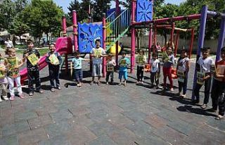 Haliliye’den çocuklara boyama kitabı sürprizi