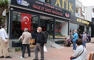 Halk Et Kepez’de 4 ayda 68 bin kilo et satıldı