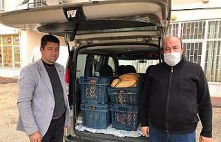 Hayırseverden iki aileye her gün sıcak yemek