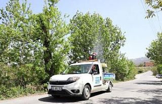 Her mahalle haşerata karşı haftada 2 gün ilaçlanıyor