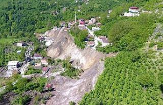 Heyelan mağdurlarına yeni ev müjdesi