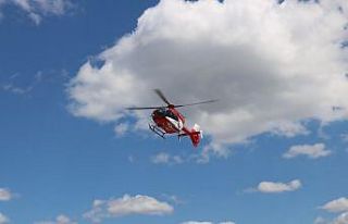 His kaybı yaşadı,helikopter ambulansla hastaneye...
