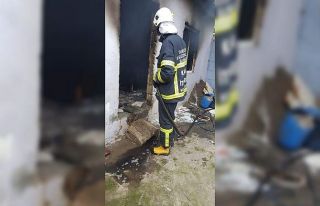 İkamet yangını korkuttu
