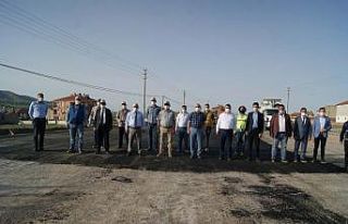 İl Genel Meclisi yöneticileri Emirdağ’da incelemelerde...