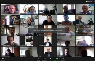 İl Milli Eğitim müdürü şube müdürleri ile...