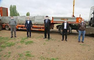 İlk kilit taşı teslimi yapıldı