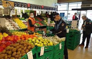 İlkadım’da etiket denetimi