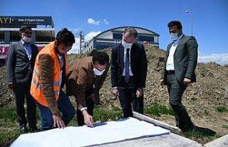 İnegöl’de 43 metre uzunluğundaki üst geçit...