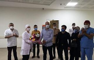 Işık hemşireleri ziyaret etti