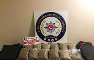 İstanbul’dan getirdiği 13 kilogram bonzai ele...