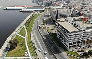 İzmir’in sakin görüntüsü havadan görüntülendi