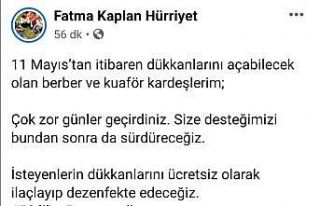 İzmit Belediyesi kuaförleri dezenfekte edecek