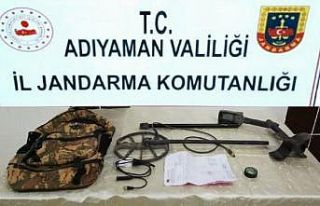 Kaçak kazı yapan şahıslar yakalandı