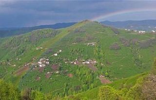 Karadeniz’de gökkuşağı güzelliği