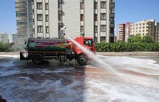 Karaköprü’de korona virüs tedbirleri sürüyor