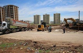 Karaköprü’de yol çalışmaları