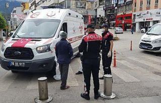 Karantina altındaki köyden kaçtı polislere yakalandı