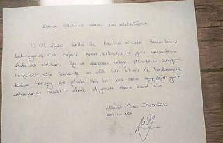 Karantina sürecini tamamlayanlardan teşekkür mektupları