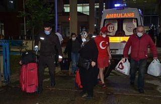 Karantina yurtlarından vatandaşların tahliyeleri...