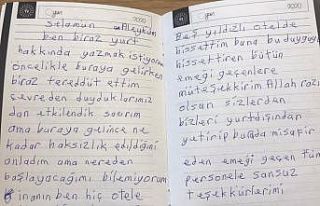 Karantinada kalanlar arkalarından teşekkür mektupları...